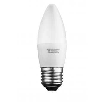 Лампа светодиодная формы свеча матовая 5Вт Е27 220В 42LED