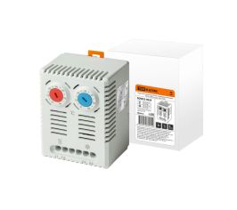 Система контроля микроклимата в шкафах. Устройства контроля. Термостат сдвоенный NO/NC