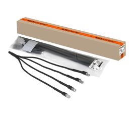 Муфты кабельные термоусаживаемые концевые, внутренней и наружной установки, 1кВ, ПВХ/СПЭ без брони, с наконечниками ПКВНтп1