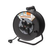 Удлинитель силовой УХз16-004 (метал. катушка, 4 места IP44/20 м КГ 4000 Вт) Народный УС1-43128