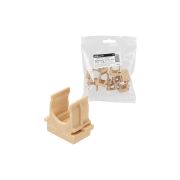 Крепеж-клипса для трубы 16 мм (10 шт) «ЭКО» (сосна) TDM