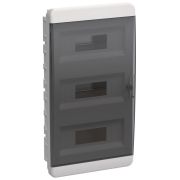 Корпус пластиковый ЩРВ-П-36 IP41 черн. прозр. дверь TEKFOR IEK