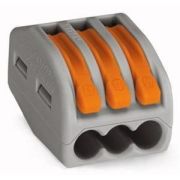 Сжим WAGO 222-413 3х2,5 (50шт) STEKKER многопроволочный провод