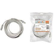 Патч-корд народный U/UTP Cat 5e 4PR 24AWG PVC, литой 3 м, серый