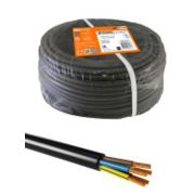 Провод ПВС 5х2,5 ГОСТ (100м), черный TDM