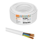 Провод ПВСмб 5х1 (100м), белый Народный