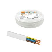 Шнур ШВВПмб 3х0,5 (200м), белый Народный