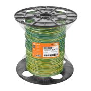 Провод ПуВнг(А)-LS 1х4,0 ГОСТ на катушке (500м), желто-зеленый TDM