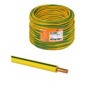 Провод ПуВ (ПВ-1) 1х1,0 ГОСТ (800м), желто-зеленый TDM