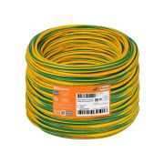 Провод ПуВ (ПВ-1) 1х2,5 ГОСТ (500м), желто-зеленый TDM