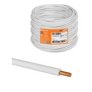 Провод ПуВнг(А)-LS 1х1,0 ГОСТ (800м), белый TDM
