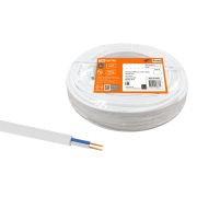 Провод ПГВВП 2х2,5 ГОСТ (20м), белый TDM