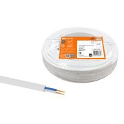 Провод ПГВВП 2х2,5 ГОСТ (50м), белый TDM