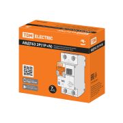 АВДТ 63 2Р(1Р+N) C10 30мА 6кА тип А - Автоматический Выключатель Дифференциального тока TDM