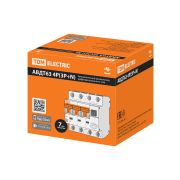 АВДТ 63 4P(3Р+N) C16 30мА 6кА тип А - Автоматический Выключатель Дифференциального тока TDM