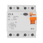 Устройство защитного отключения ВД1-63 4Р 25А 10мА тип А TDM