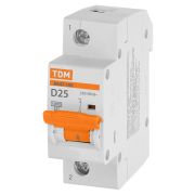 Авт. выкл. ВА47-100 1Р 25А 10кА х-ка D TDM