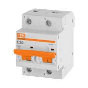 Авт. выкл. ВА47-100 2Р 20А 10кА  х-ка С TDM