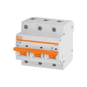 Авт. выкл. ВА47-100 3Р 10А 10кА  х-ка С TDM