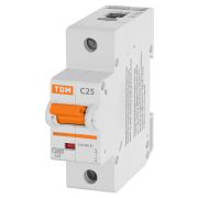 Авт. выкл. ВА47-125 1Р 25А 15кА  х-ка С TDM