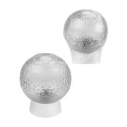 Светильник НББ 64-60-025 УХЛ4 (шар стекло «Цветочек»/прямое основание) TDM