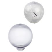 Рассеиватель шар ПММА 250 мм прозрачный призма (резьба А 85) TDM