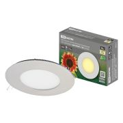 Светильник ультратонкий встраиваемый светодиодный «Даунлайт» СВО (белый) 3 Вт 3000К TDM