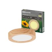 Светильник накладной светодиодный круг «Даунлайт» СПО (сосна) 12 Вт 170*32 мм 3000К TDM
