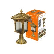 Светильник садово-парковый «Самурай» 60 Вт, стойка, шагрень/бронза, Е27, TDM