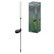 Набор светильников «Камыш» на солнечных батареях, RGB, оргстекло, 1,8х70 cм, 2 шт, TDM