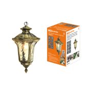 Светильник садово-парковый «Париж» 60 Вт, подвес, алюм., прозрачное/бронза, Е27, TDM