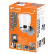 Светильник садово-парковый «Мадрид» 60 Вт, вверх, алюм., прозрачное/серый, Е27, TDM