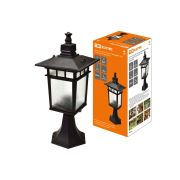 Светильник садово-парковый «Тамплиеры» 100 Вт, стойка, шагрень/черный, Е27, TDM