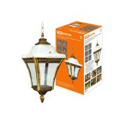 Светильник садово-парковый «Глазурь» 60 Вт, подвес, прозрачное/бронза, Е27, TDM