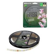 Лента светодиодная SMD2835-60 LED/м-IP65-12 В-4,8 Вт/м-3000 К (5 м) блистер TDM