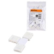 Коннектор для жесткого T-соединения двух светодиодных лент шириной 10 мм, TDM