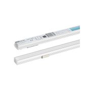 Алюминиевый профиль накладной 1612 (2 м), матовый рассеиватель, 2 заглушки, 4 крепежа TDM