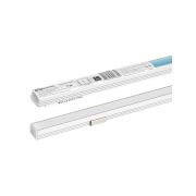 Алюминиевый профиль накладной 1612 (1 м), матовый рассеиватель, 2 заглушки, 2 крепежа TDM