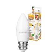 Лампа светодиодная FС37-10 Вт-230 В -4000 К–E27 Народная