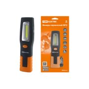 Фонарь переносной светодиодный ФП2, 5 Вт, 240 лм,  Li-Ion 3,7 В 1,3 A*ч, USB, магн, TDM