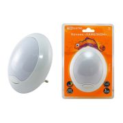 Ночник «Хамелеон»  D 95  с выключателем,белый , 0,5 Вт, 220 В  TDM