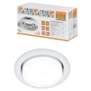 Светильник встраиваемый СВ 01-08 GX53 220 В 50 Гц, белый, 10 шт/уп, Народный