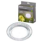 Светильник встраиваемый СВ 03-12 GX53 230В LED подсветка 5 Вт зеркальный/хром TDM