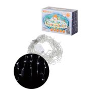 Гирлянда новогодняя «Бахрома» 2,5х0,6 м, белый свет,  8 режимов, наружное использование, IP44, TDM