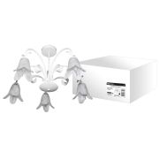 Люстра НCБ-12-04-5х40 «Адель» белый 5х40Вт E14 TDM