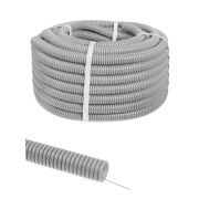 Труба гофрированная ПВХ d 25 с зондом (25 м) легкая TDM