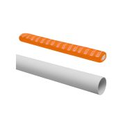 Труба гладкая жесткая ПВХ d 50 (21 м) длина 3 м, серая TDM