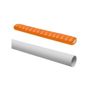 Труба гладкая жесткая ПВХ d 32 (72 м) длина 3 м, серая TDM