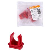 Крепеж-клипса для трубы ПНД 16 мм (10 шт.) красная TDM