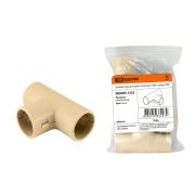 Тройник соед. для трубы 25 мм (5шт) «ЭКО» (сосна) TDM